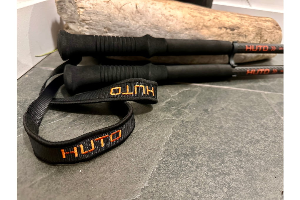 Huto Lifestyle Grinder Backcountry 3K Carbon Fiber Trekking Pole, Black-img-3
