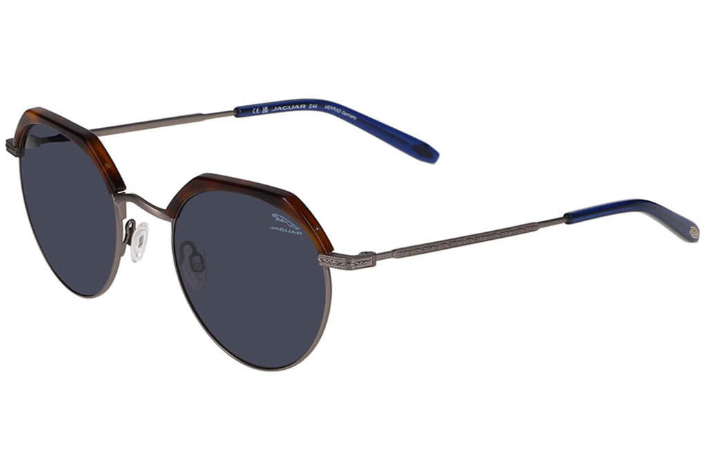 Jaguar 37464 Sunglasses, Grey-Brown-Blue Frame, Mi-img-0