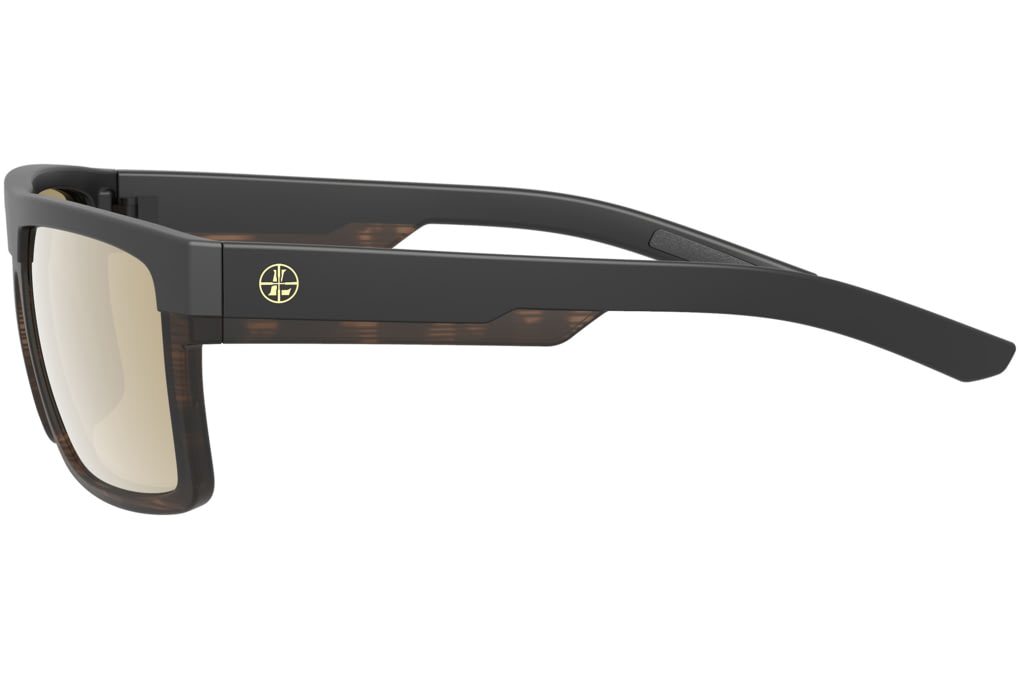 Leupold Becnara Sunglasses, Matte Black/Tortoise Frame, Square Bronze-img-2