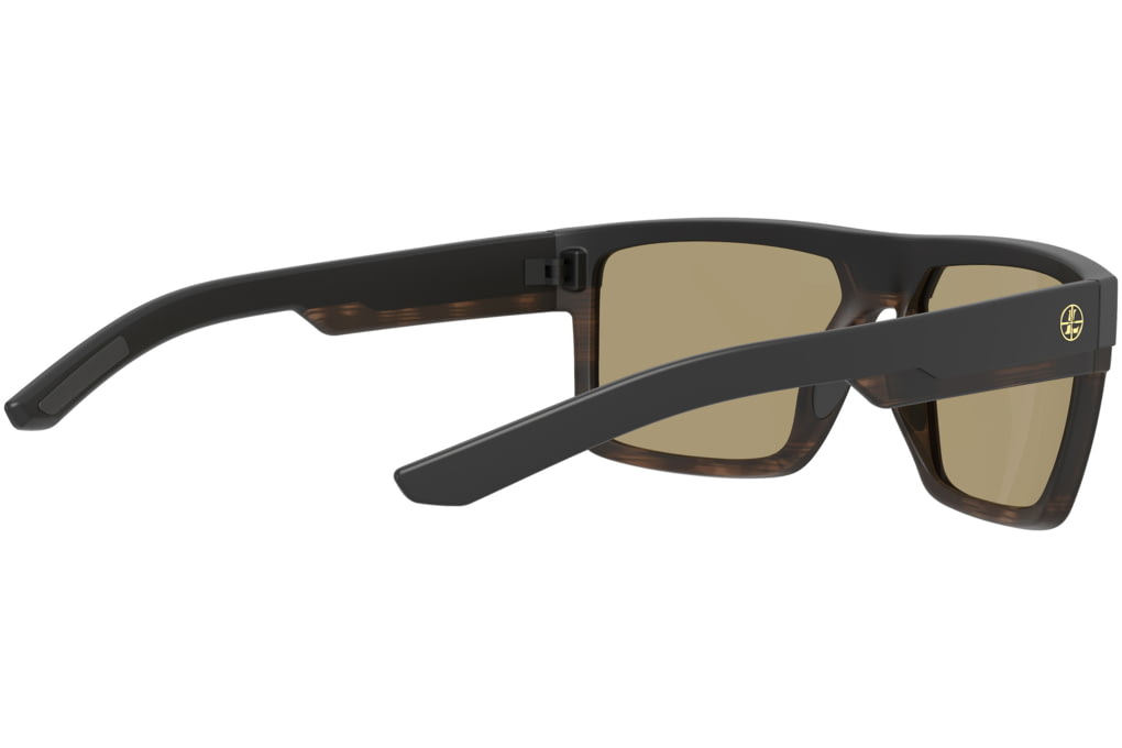 Leupold Becnara Sunglasses, Matte Black/Tortoise Frame, Square Bronze-img-1