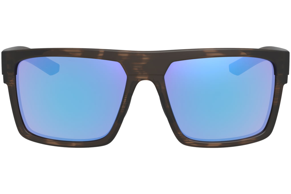Leupold Becnara Sunglasses, Matte Tortoise Frame, Square Blue Mirror Lens-img-1