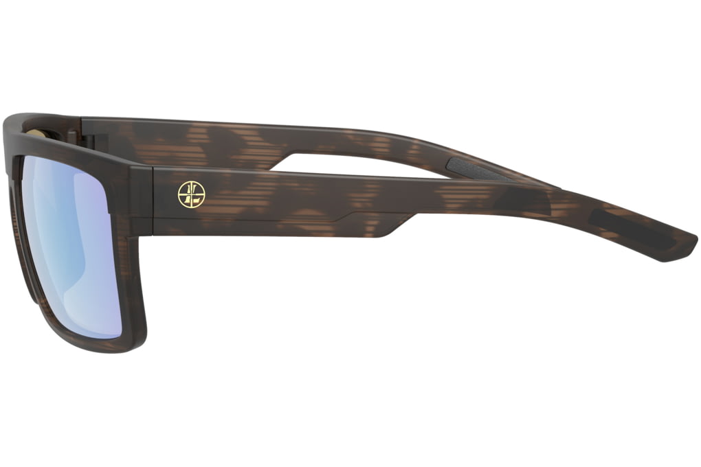 Leupold Becnara Sunglasses, Matte Tortoise Frame, Square Blue Mirror Lens-img-3
