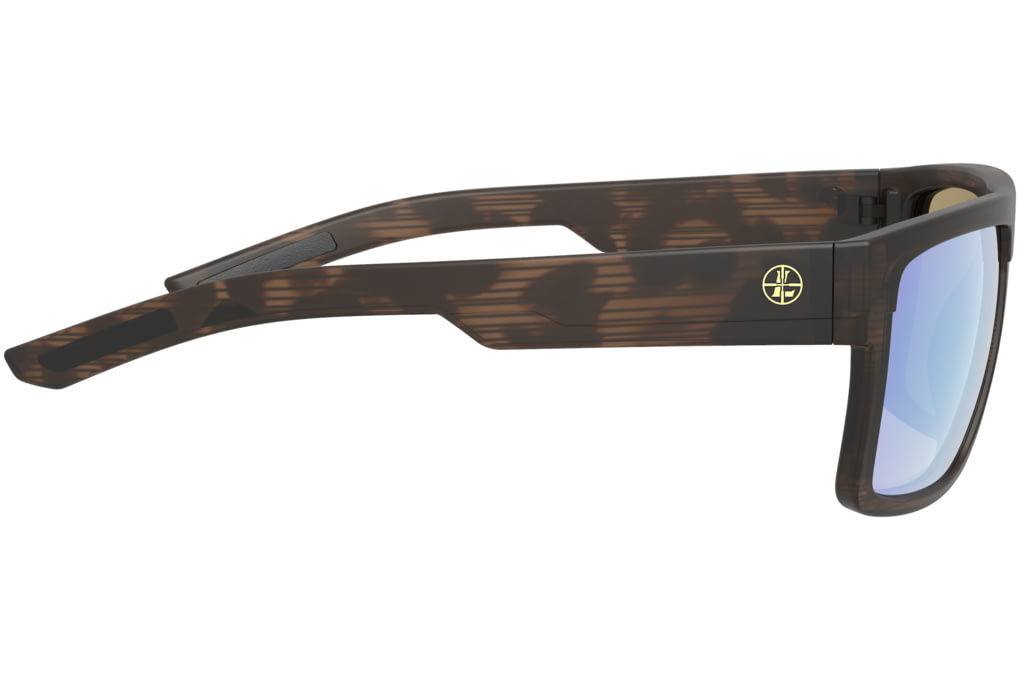 Leupold Becnara Sunglasses, Matte Tortoise Frame, Square Blue Mirror Lens-img-2