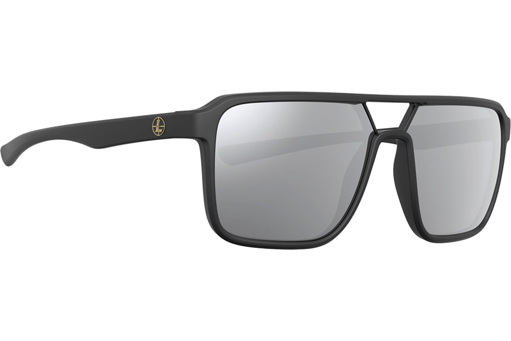Leupold Bridger Sunglasses, Matte Black Frame, Shadow Gray Flash Lens-img-0