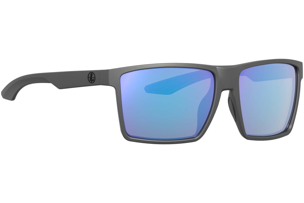 Leupold DeSoto Sunglasses Dark Gray, Blue Mirror, -img-0