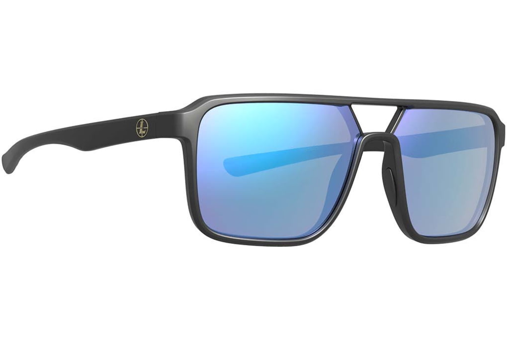 Leupold Bridger Sunglasses, Blue Mirror, Matte Black, 186748-img-0