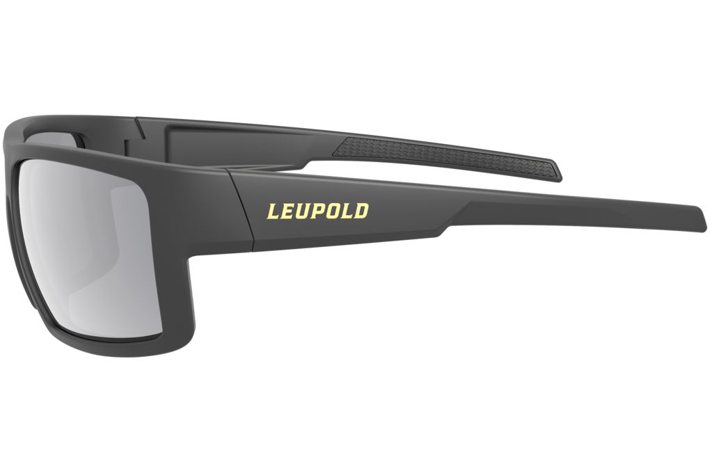 Leupold Switchback Sunglasses, Matte Black Frame, Square Shadow Gray Flash-img-3