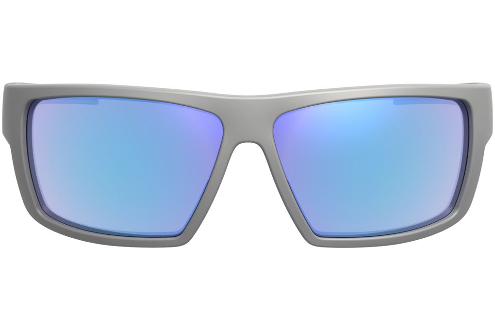 Leupold Switchback Sunglasses, Matte Grey Frame, Square Blue Mirror Lens-img-2