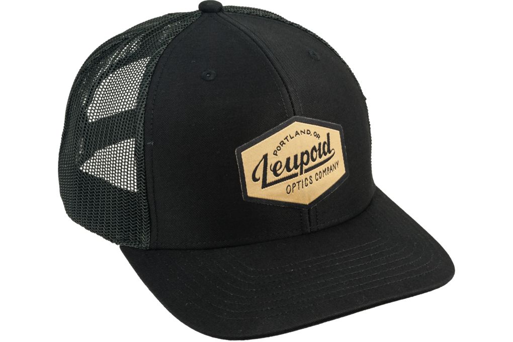 Leupold Trucker Gold Label Hat - Mens, Black, OS, -img-0