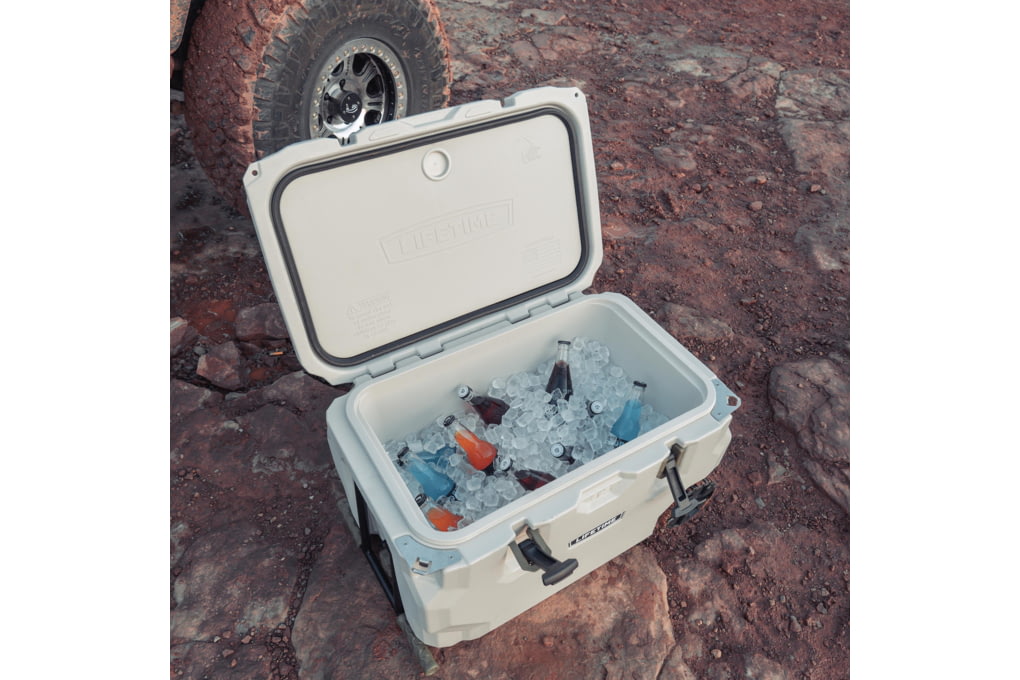 USED, Lifetime Products 65 Quart High Performance Cooler w/ Wheels-img-1