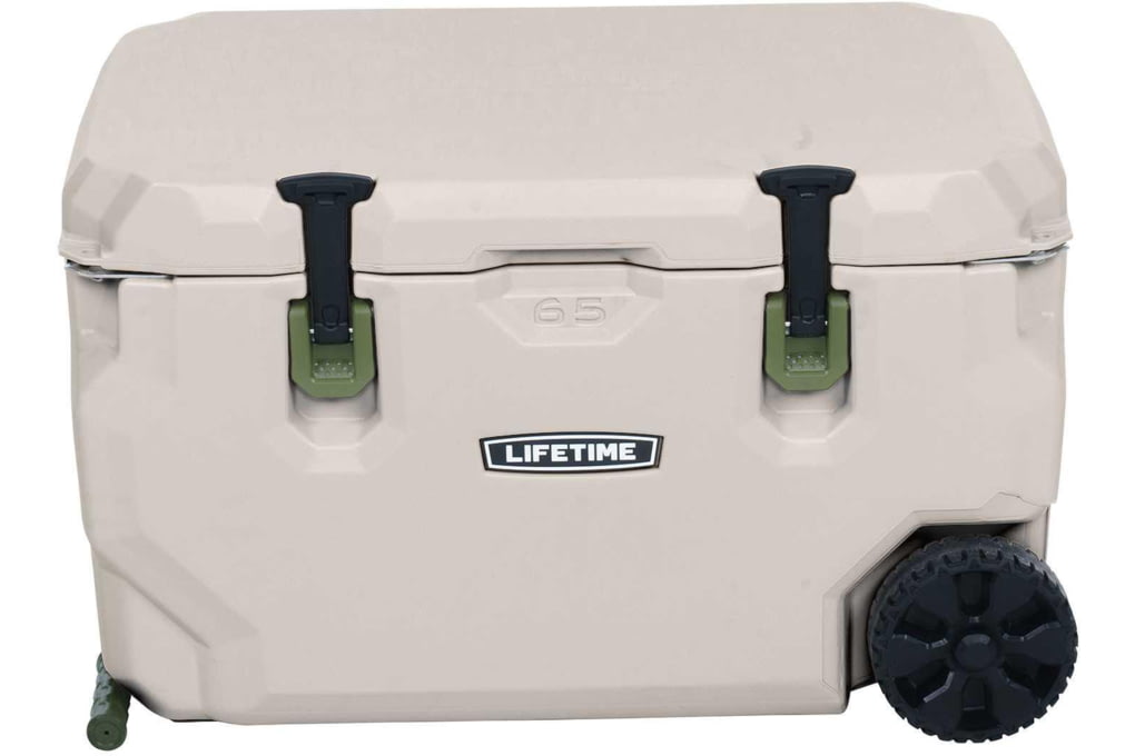 USED, Lifetime Products 65 Quart High Performance Cooler w/ Wheels-img-0