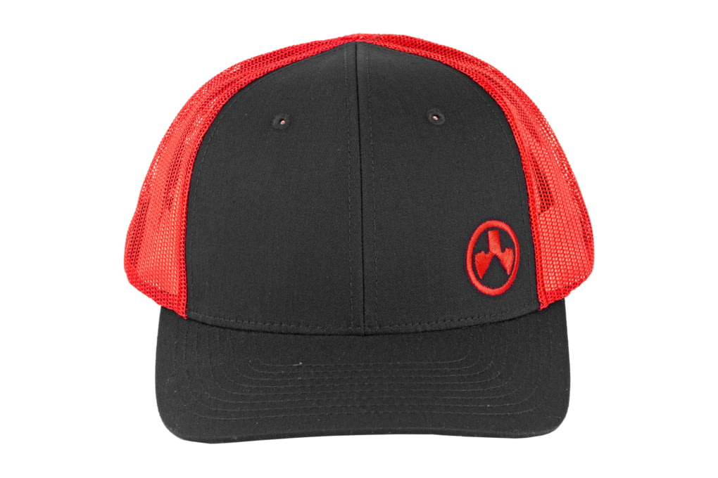 Magpul Industries Icon Trucker Hat, Black/Red, M/L-img-2