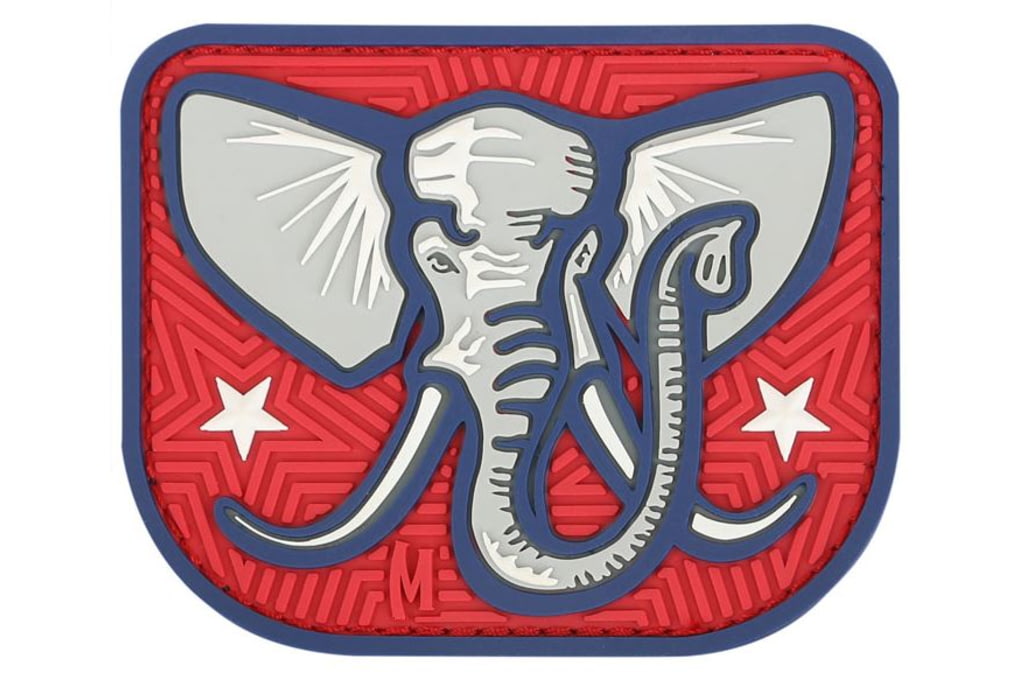Maxpedition Elephant Morale Patch,2.9x2.4in,Full C-img-0