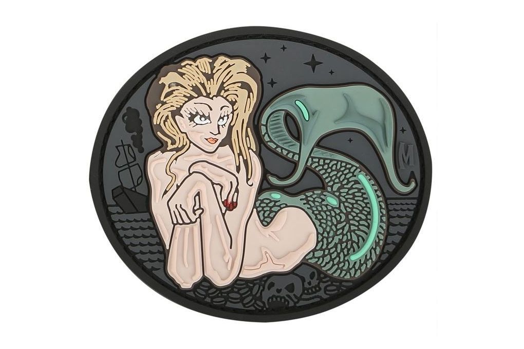 Maxpedition Mermaid Morale Patch,3.02x2.62in,SWAT -img-0