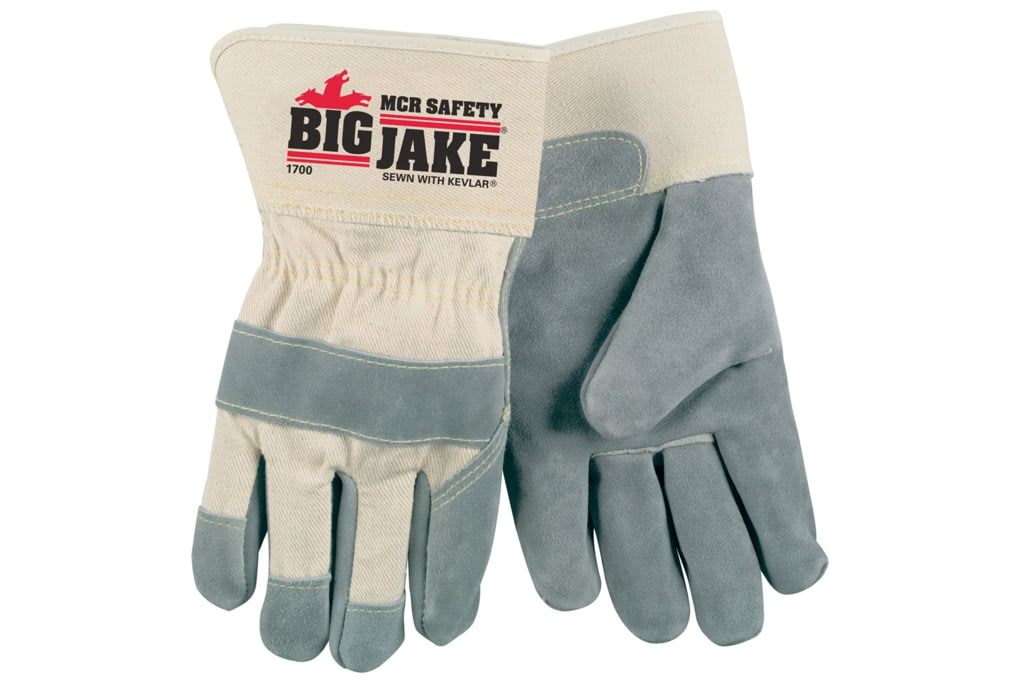 MCR Safety Big Jake Premium A+ Side Leather Palm W-img-2