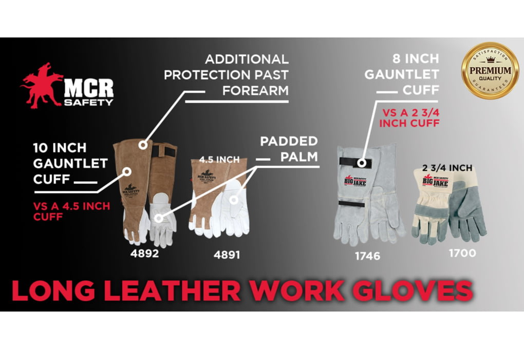 MCR Safety Big Jake Premium A+ Side Leather Palm W-img-1