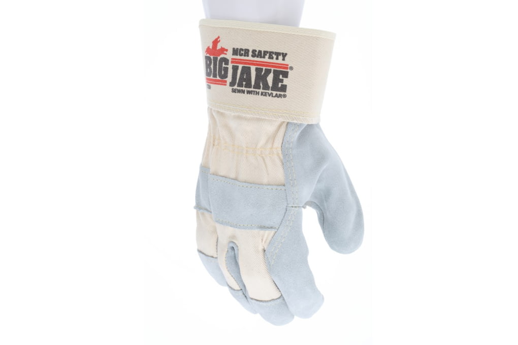 MCR Safety Big Jake Premium A+ Side Leather Palm W-img-0