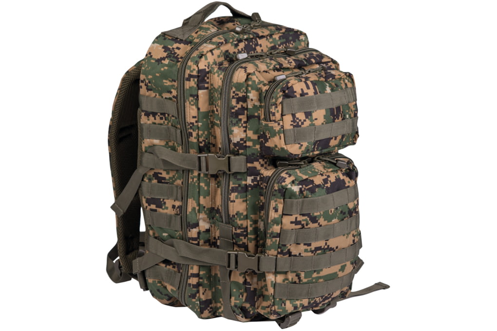 MIL-TEC Assault Backpack, Digital Woodland Camo, 3-img-0