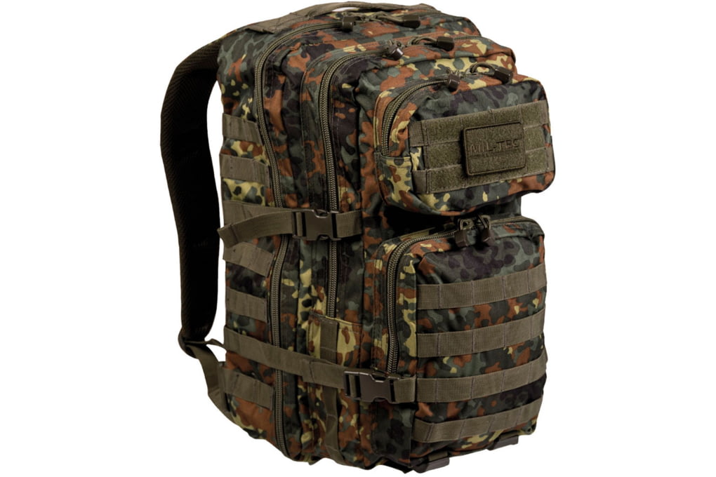 MIL-TEC Assault Backpack, Flecktarn Camo, 36L, 140 - Backpacks, Totes &  Luggage at  : 1026284763