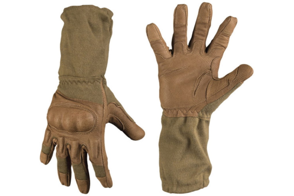 MIL-TEC Long Fire-Resistant Action Gloves - Men's,-img-0