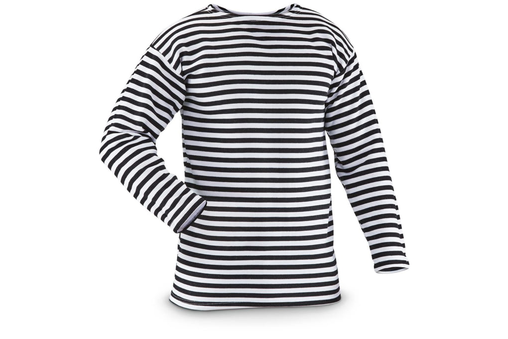 MIL-TEC Striped Winter Sweater - Men's, Blue/White-img-0