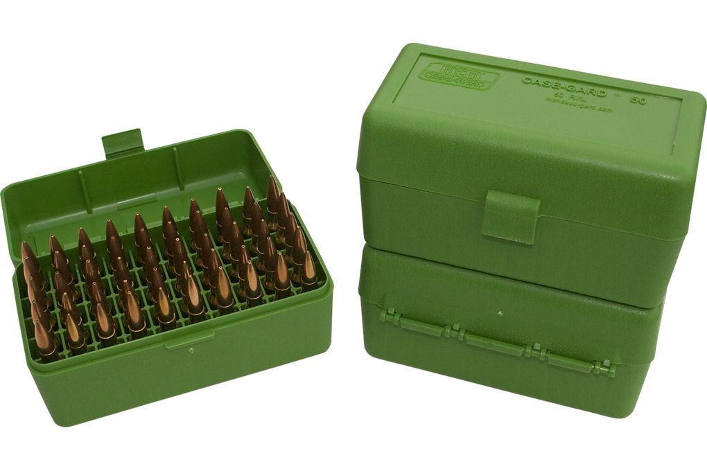 MTM Case-Gard 50 Rifle Ammo Boxes .22-250 to .308 -img-3