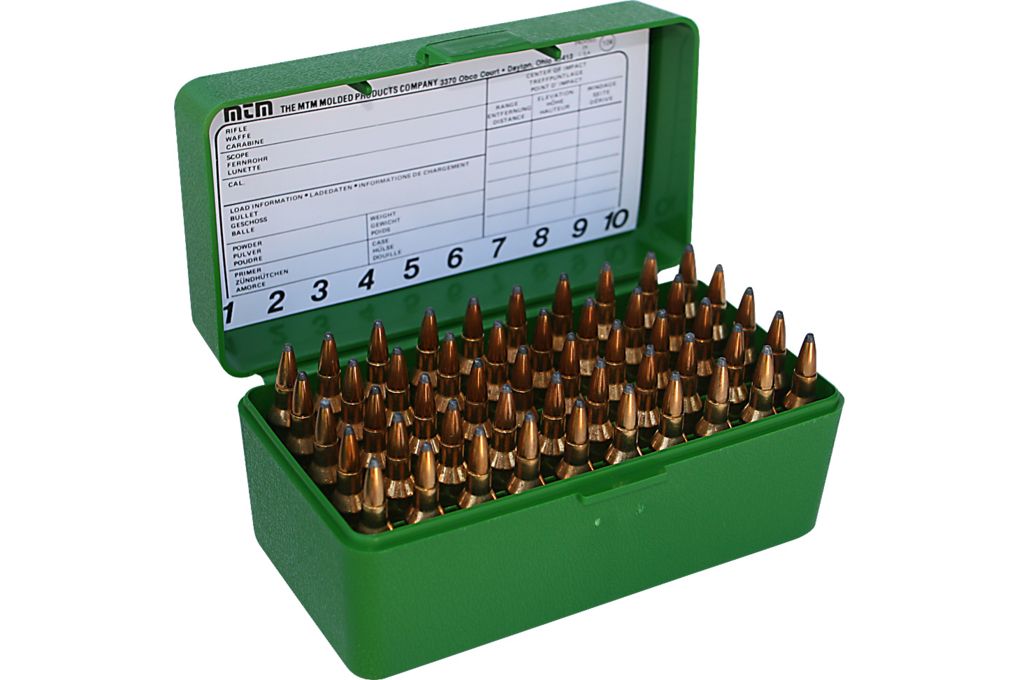 MTM Case-Gard 50 Rifle Ammo Boxes .22 Bench Rest &-img-1