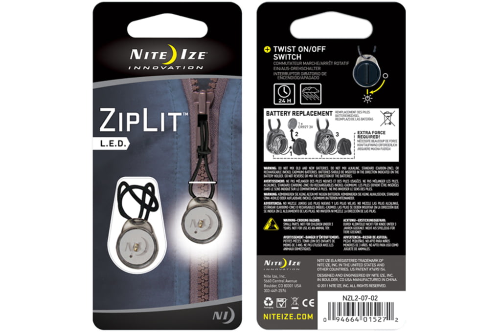 Nite Ize LED Ziplit Zipper Pull Water Resistant Li-img-0