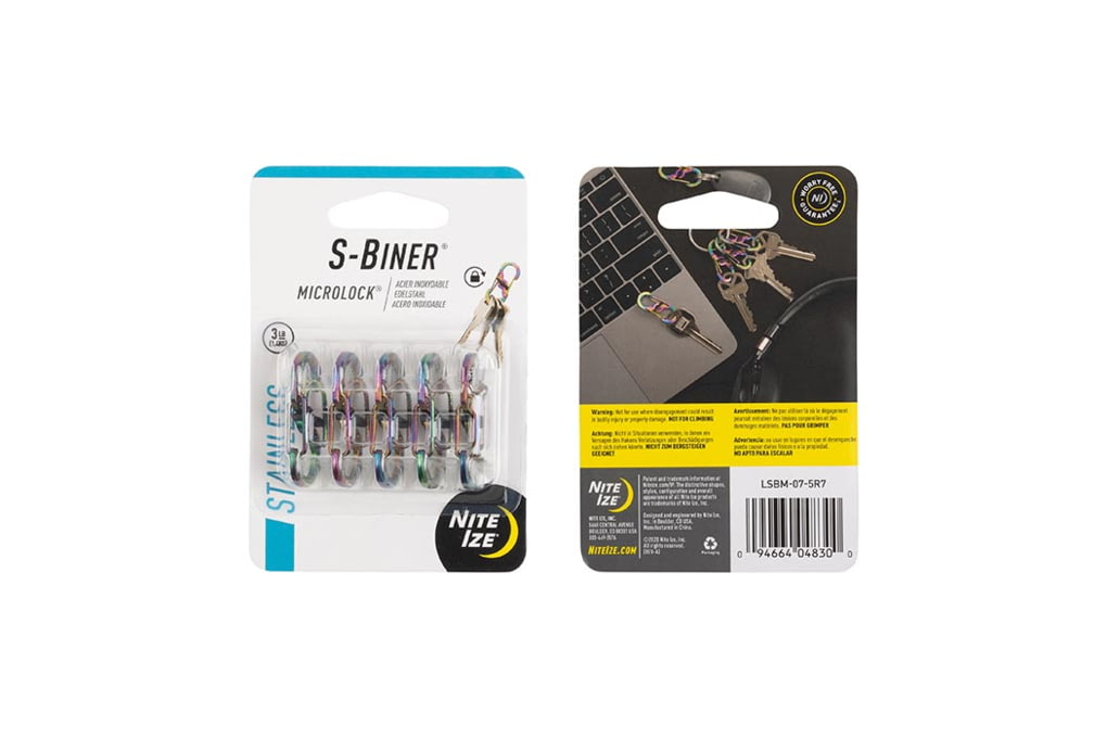 Nite Ize S-Biner MicroLock Stainless - 5 Pack, Spe-img-0