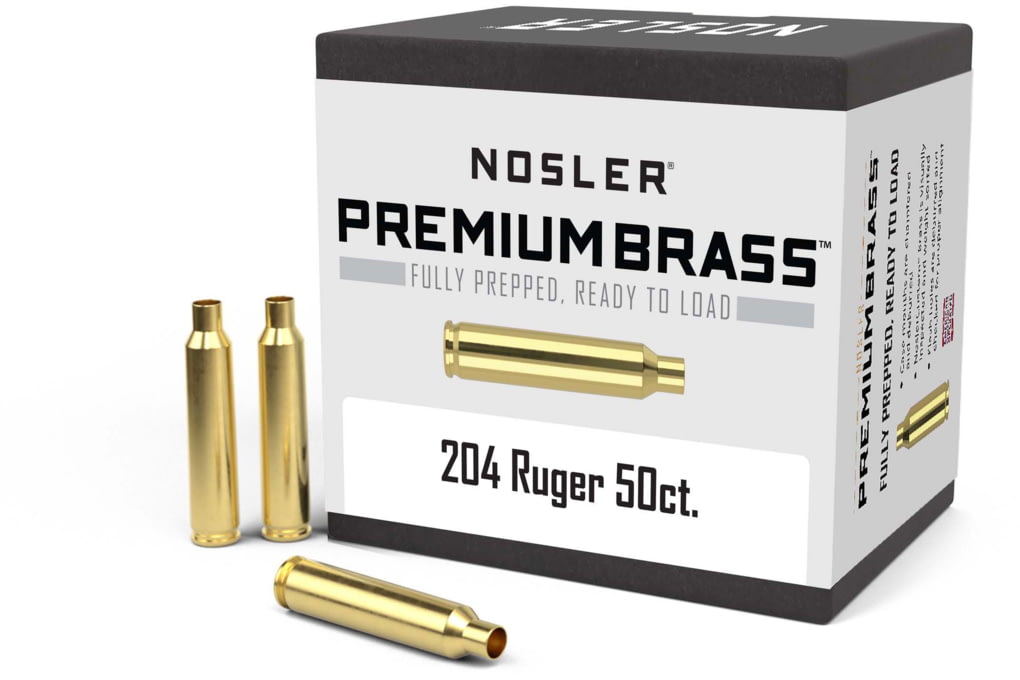 Nosler 10056 Centerfire Rifle 204 Ruger Brass 50 P-img-0