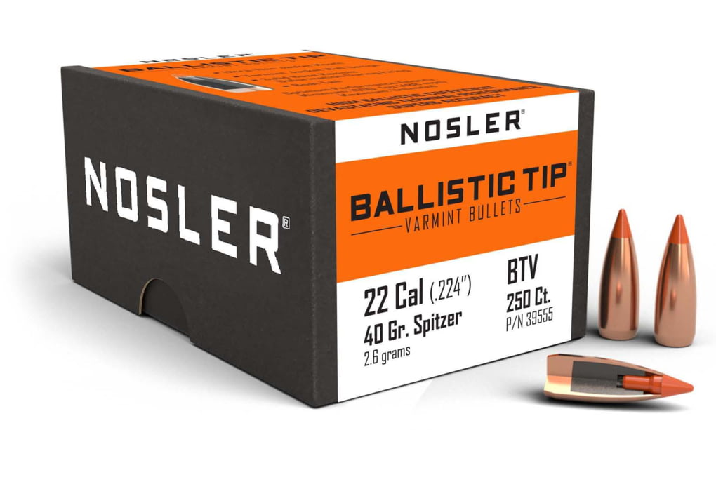 Nosler Ballistic Tip Varmint Rifle Bullet .22 Cali-img-0