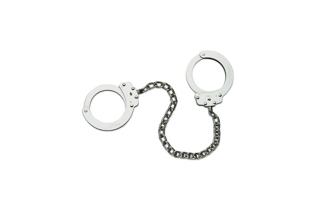 Peerless Handcuff 703 - Leg Iron - Nickel 4740-img-0