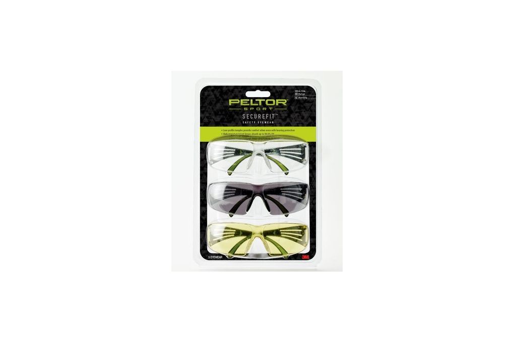 Peltor Sport SecureFit 400 Eye Protection, 3Pack C-img-0