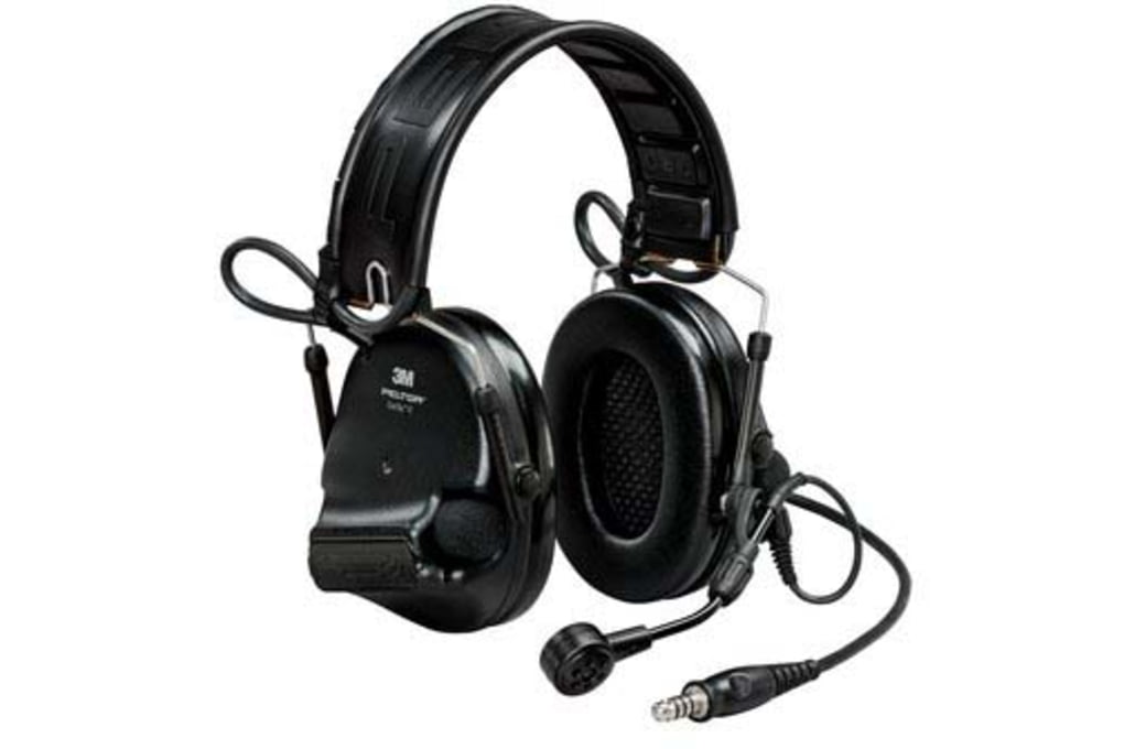 PELTOR ComTac VI NIB Headset, On/Over Ear, Black, -img-0