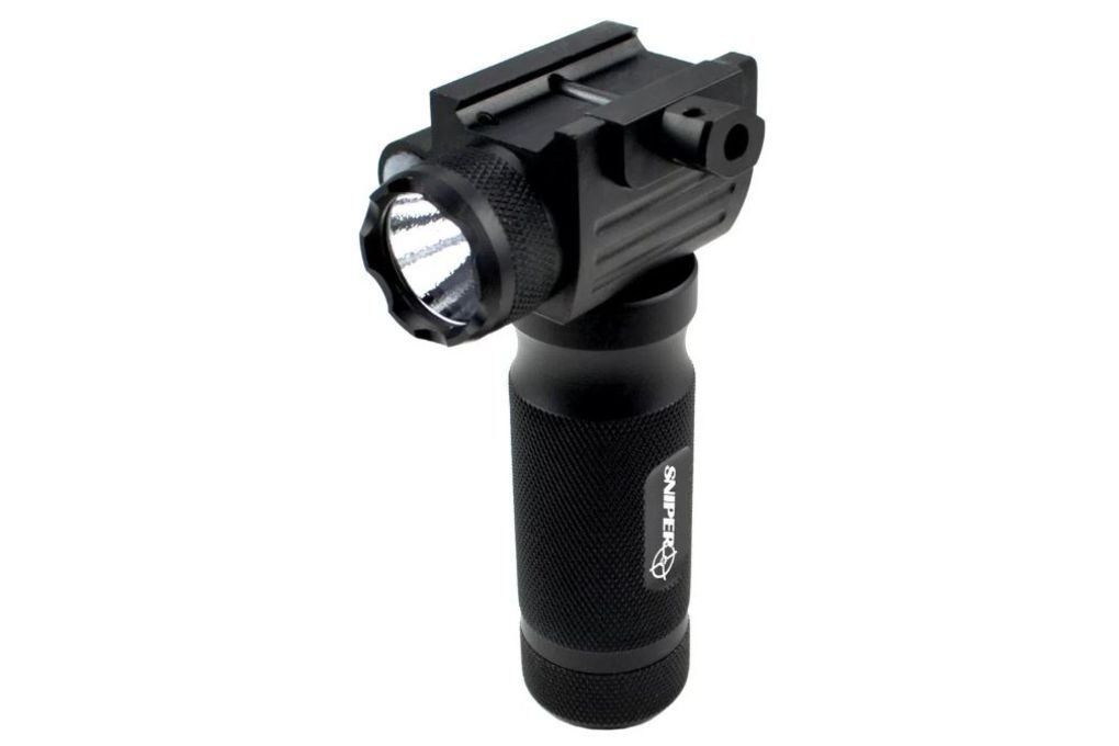 Sniper Aluminum Front Grip with Flashlight, CREE Q-img-1