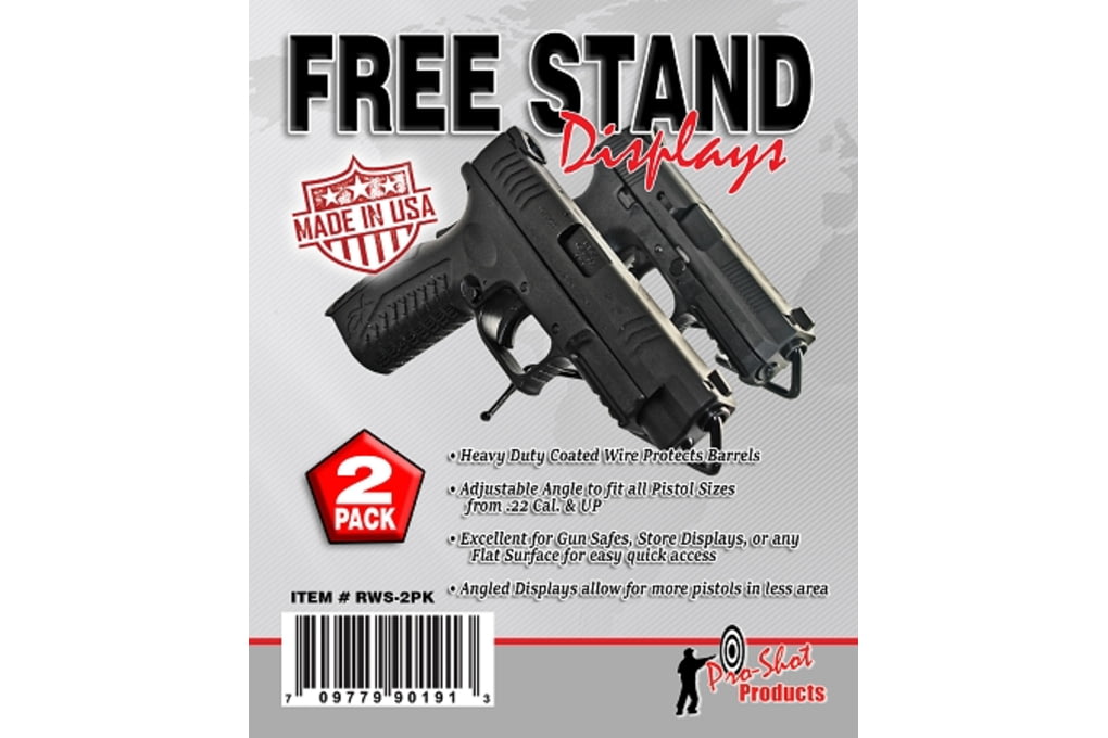 Pro-Shot Free-Stand Pistol Display 2 Per Package-img-2
