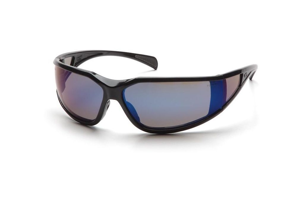 Pyramex Exeter Safety Glasses - Blue Mirror Anti-F-img-0