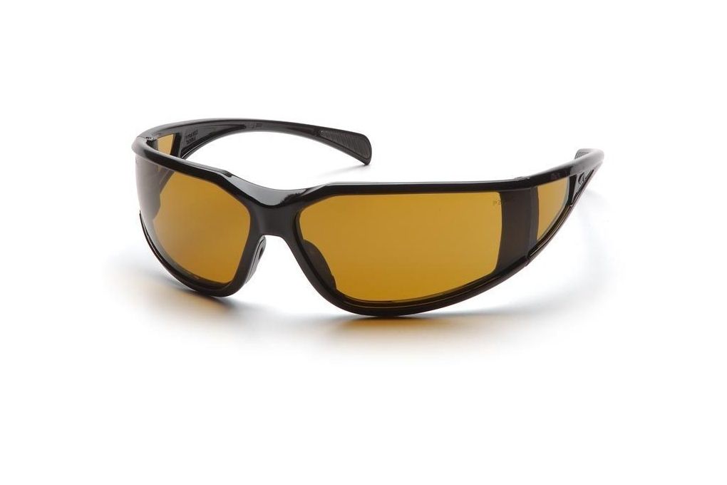Pyramex Exeter Safety Glasses - Shooter's Amber An-img-0