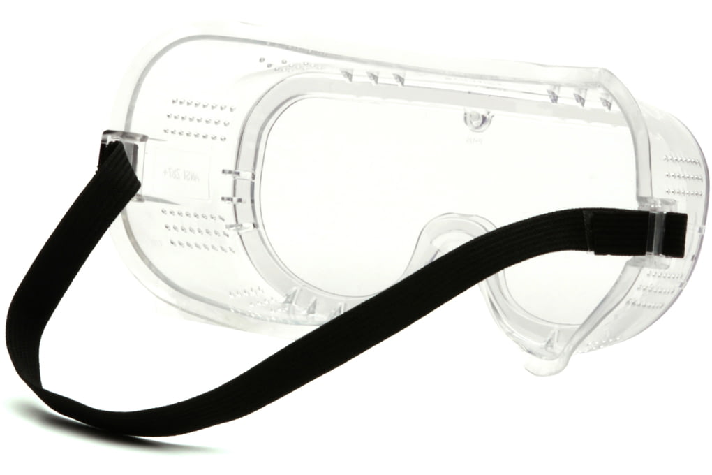 Pyramex Goggles with Clear Lens Perforated Frame P-img-3