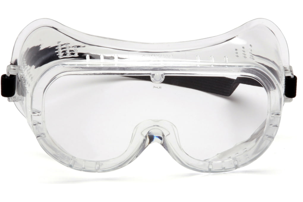 Pyramex Goggles with Clear Lens Perforated Frame P-img-1