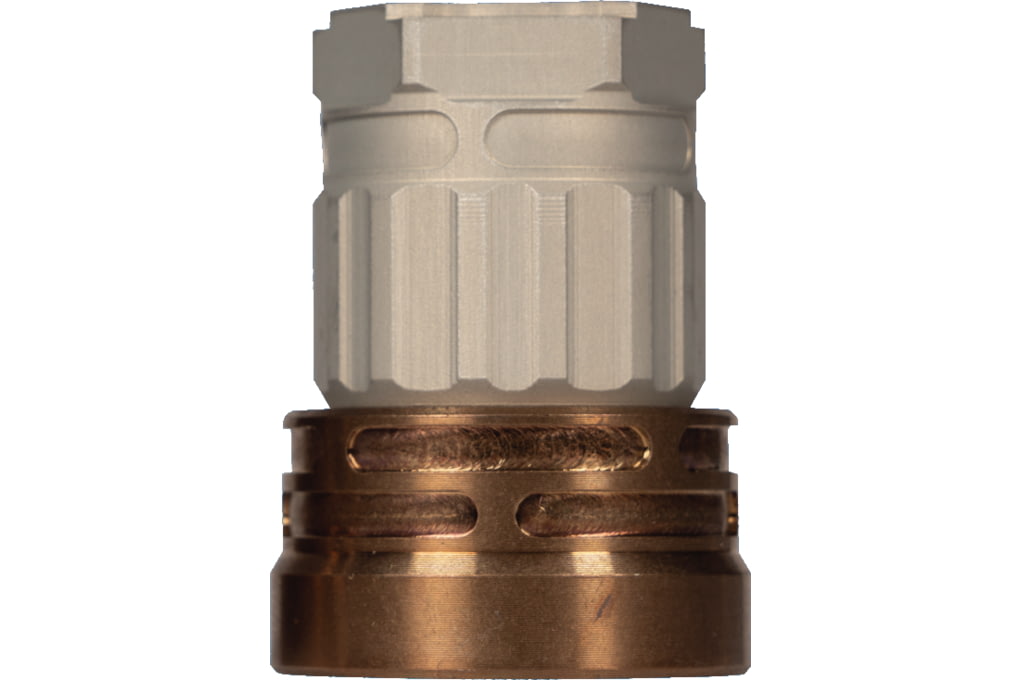 Q ERECT9R Threeway Tri Lug Mount, Clear Anodized, ACC-E9-MOUNT-TRILUG-CLEAR-img-0