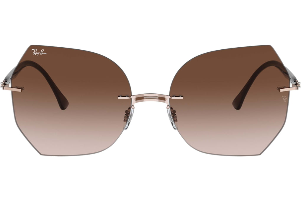 Ray-Ban RB8065 Sunglasses, Brown On Light Brown, 6-img-1