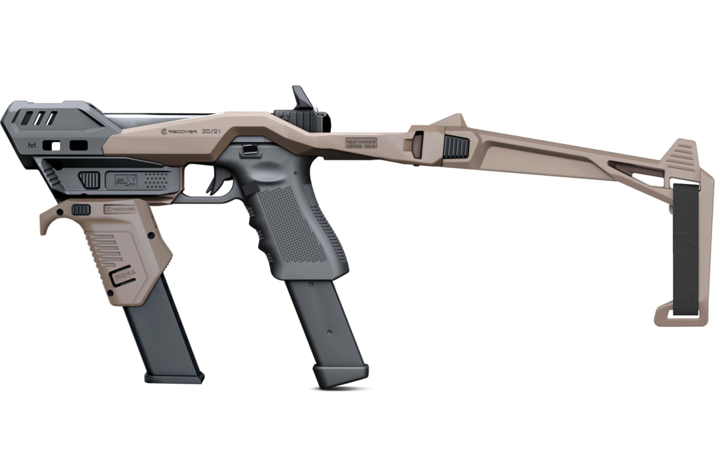 Recover Tactical Stabilizer Kit Base for Glock 20/21, Tan, 2021SLX-02-img-0