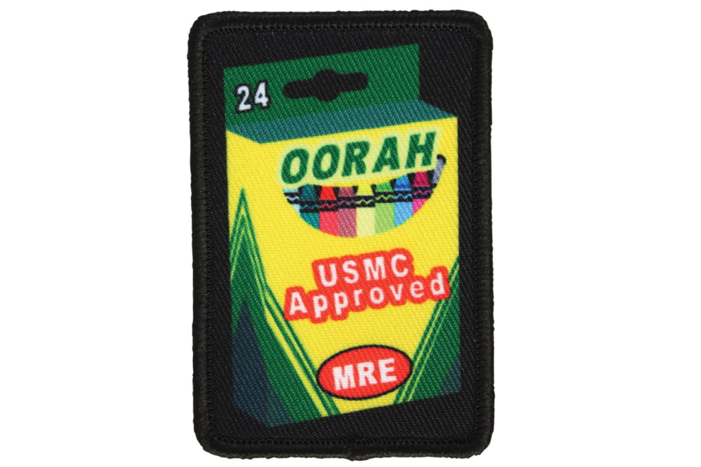 Red Rock Outdoor Gear Morale Patch, USMC Crayola A-img-0