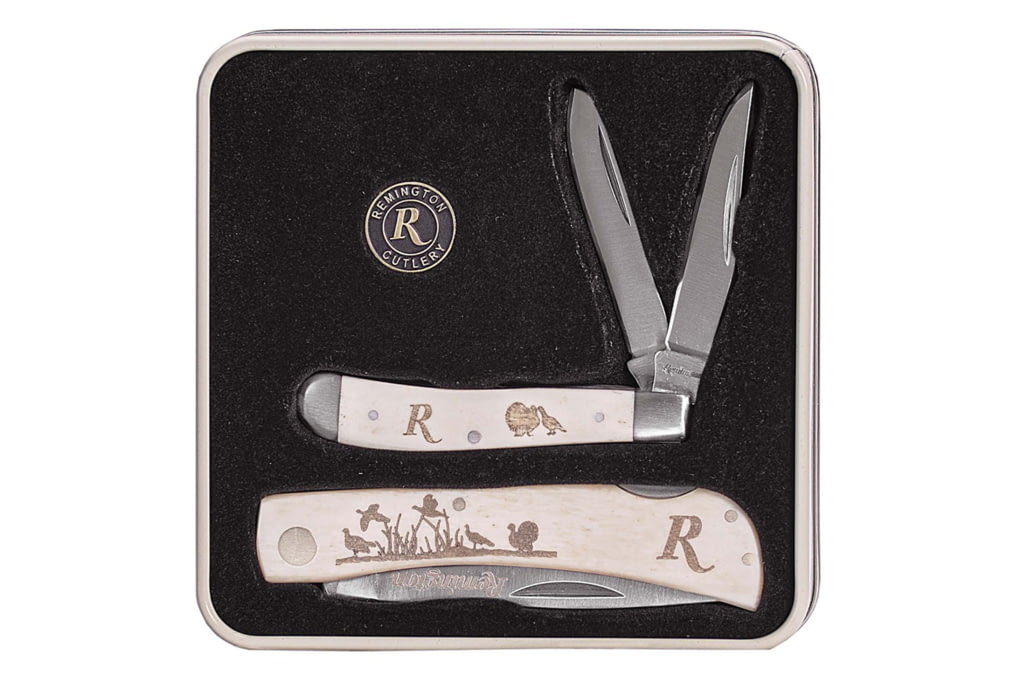 Remington Tin Collector 2-Knife Gift Set, Wild Tur-img-0