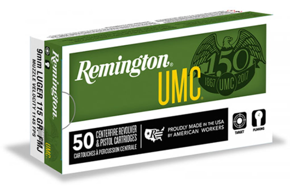 Remington UMC Handgun .380 ACP 95 Grain Full Metal-img-0