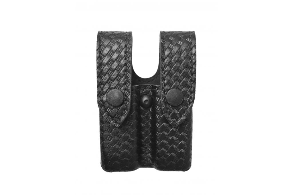 Safariland 72 Mag/Cuff Pouch, Top Flap - STX Basket Weave Black-img-0