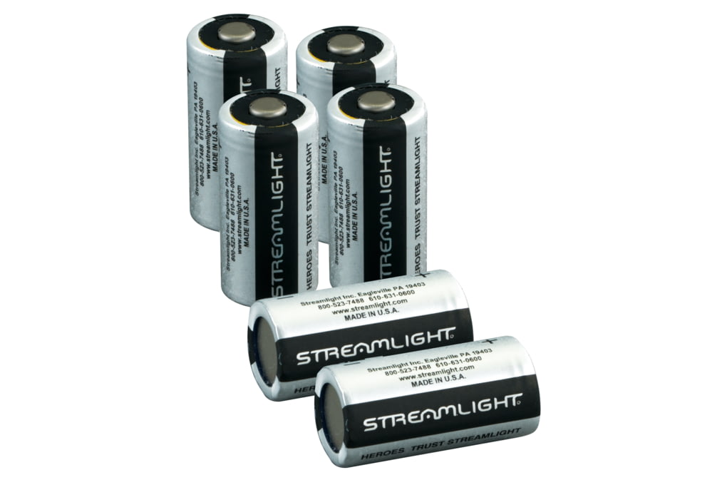 Streamlight Flashlight Replacement 3V CR123 Lithium Batteries - 6 Pack-img-0