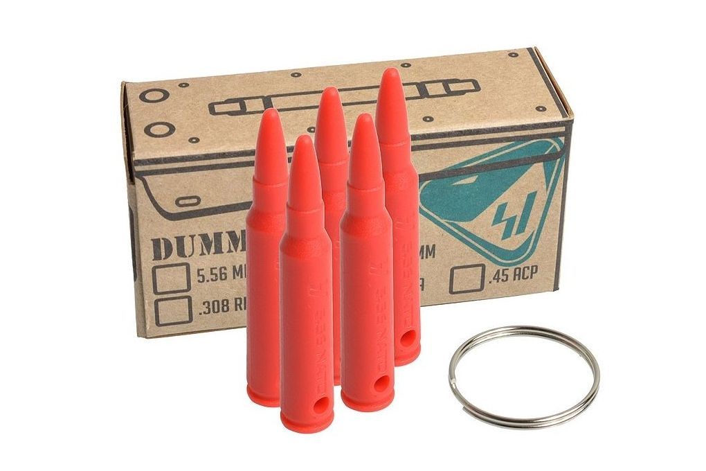 Strike Industries Dummy Rounds, 5.56 mm NATO, Red,-img-0