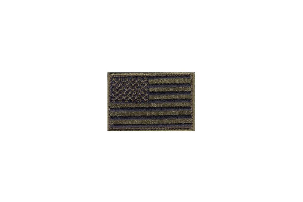 Tactical Assault Gear USA Flag Patch, Left, Olive -img-0